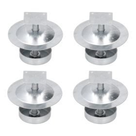 4Set Ant Proof Hive Feet Stainless Steel Beehive Base Beekeeping Beehive Stand for Beekeeper