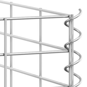 vidaXL Gabioner 3 st 30x30x100 cm järn