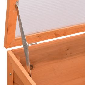 vidaXL Växthus trä 180x57x62 cm