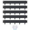 VEVOR Steel Landscape Edging, 5-pack Steel Garden Edging Borders, 39" L x 4" H Strips, Hammer-in Edging Border