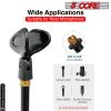 5 Core Mic Stand, Universal Microphone Stand Boom Mic Stand with Weighted Round Base, Height Adjustable Stand with Cable Management Clip- MS RBL